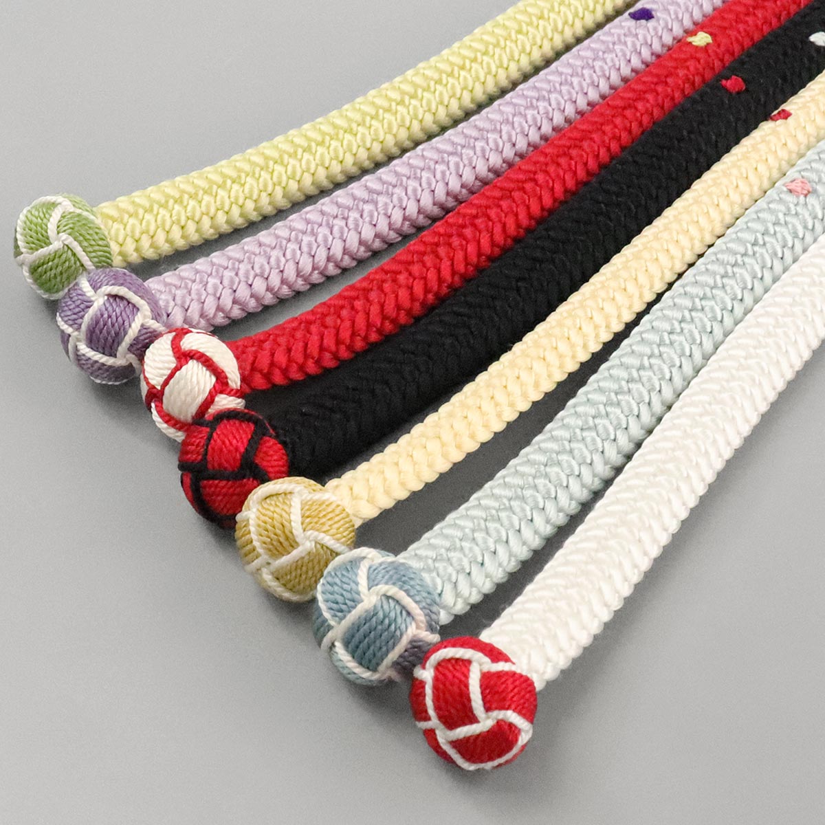 衿秀 公式 帯締 帯締め おびしめ 平唐組 水玉 小田巻 正絹 日本製