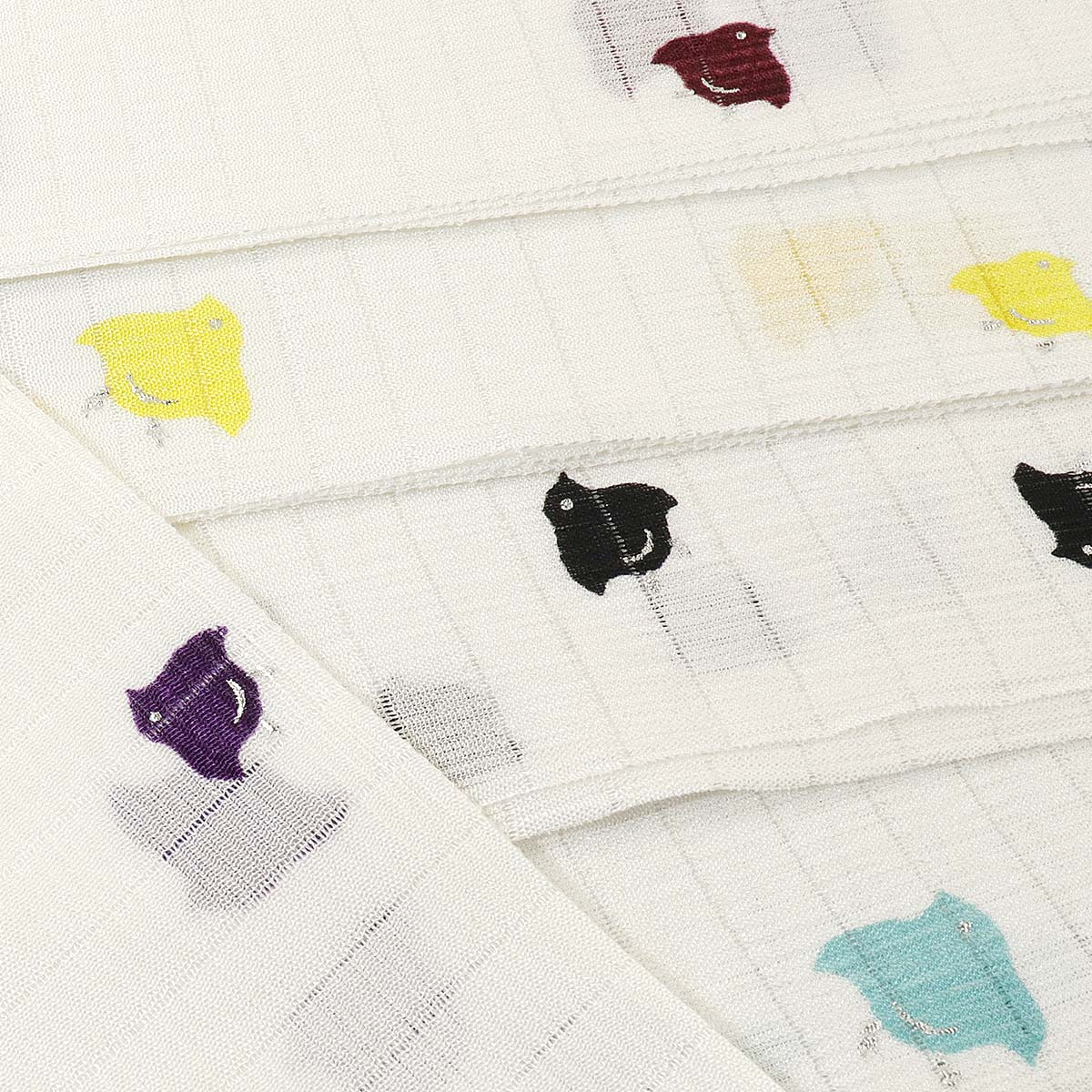 衿秀 公式 帯揚 帯揚げ おびあげ 夏 楊柳 絽 千鳥 銀彩 日本製 和装