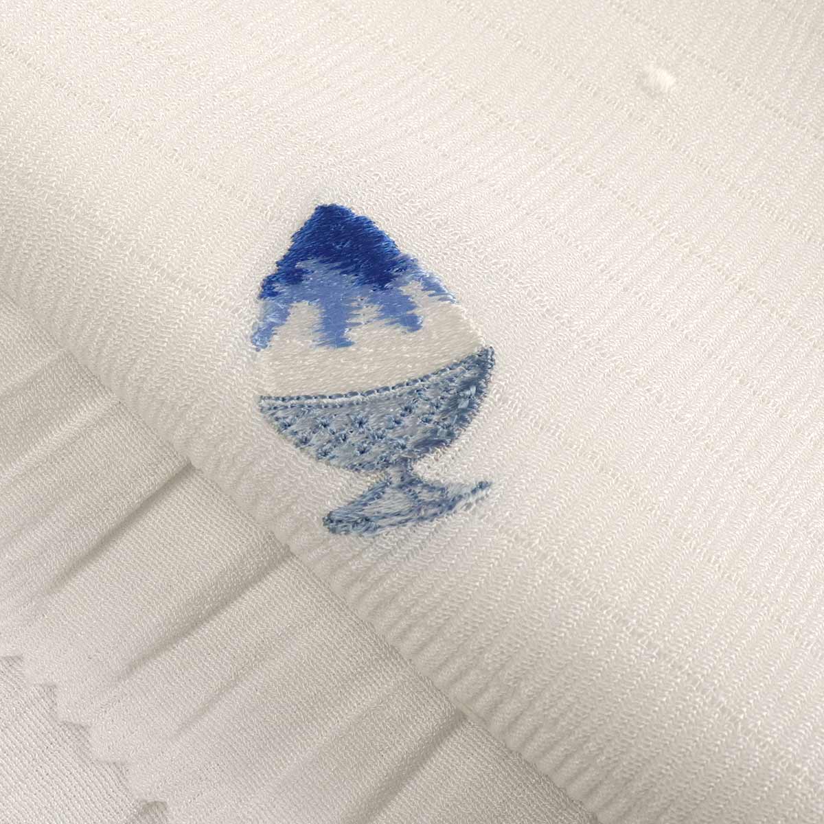 衿秀 公式 帯揚げ 日本製 キンチ 絽 楊柳 刺繍 かき氷 夏祭り 夏 単衣