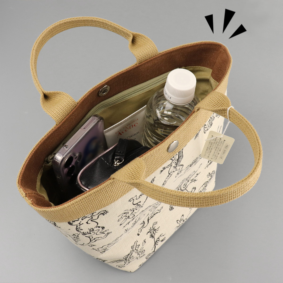 衿秀 公式 バッグ 和装 着物 ばっぐ bag 鳥獣戯画 ミニトート ランチ