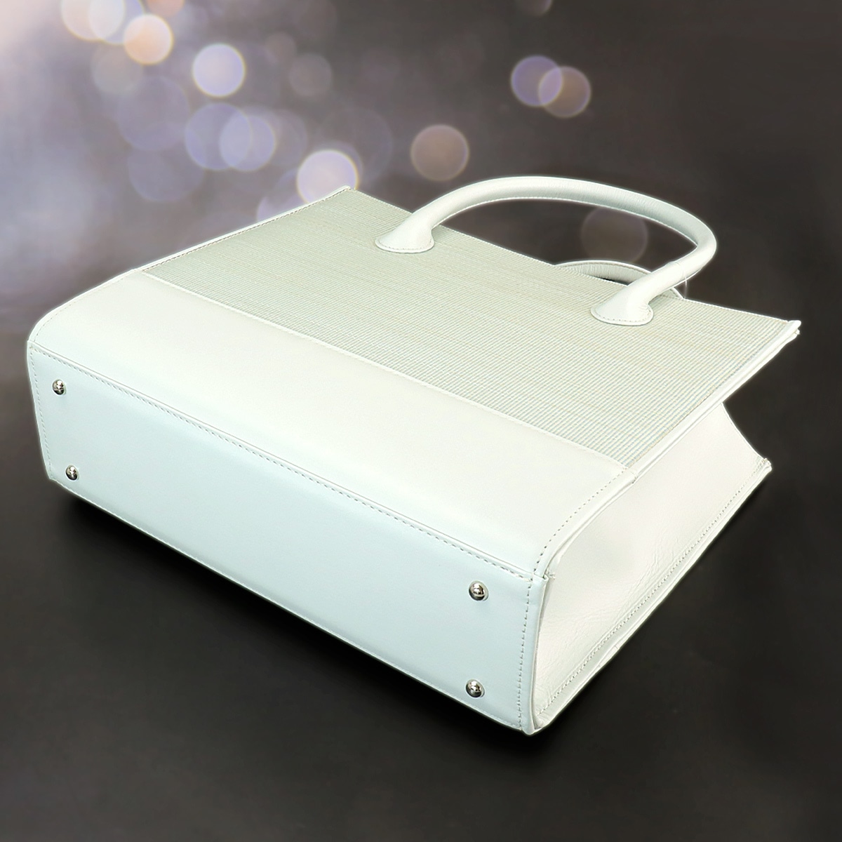 衿秀 貴婦人 ホースヘアバッグ ハンドバッグ 和装 着物 革 日本製 衿秀 公式 バッグ 和装 着物 ばっぐ bag ホースヘア 利休 黒 ブラック