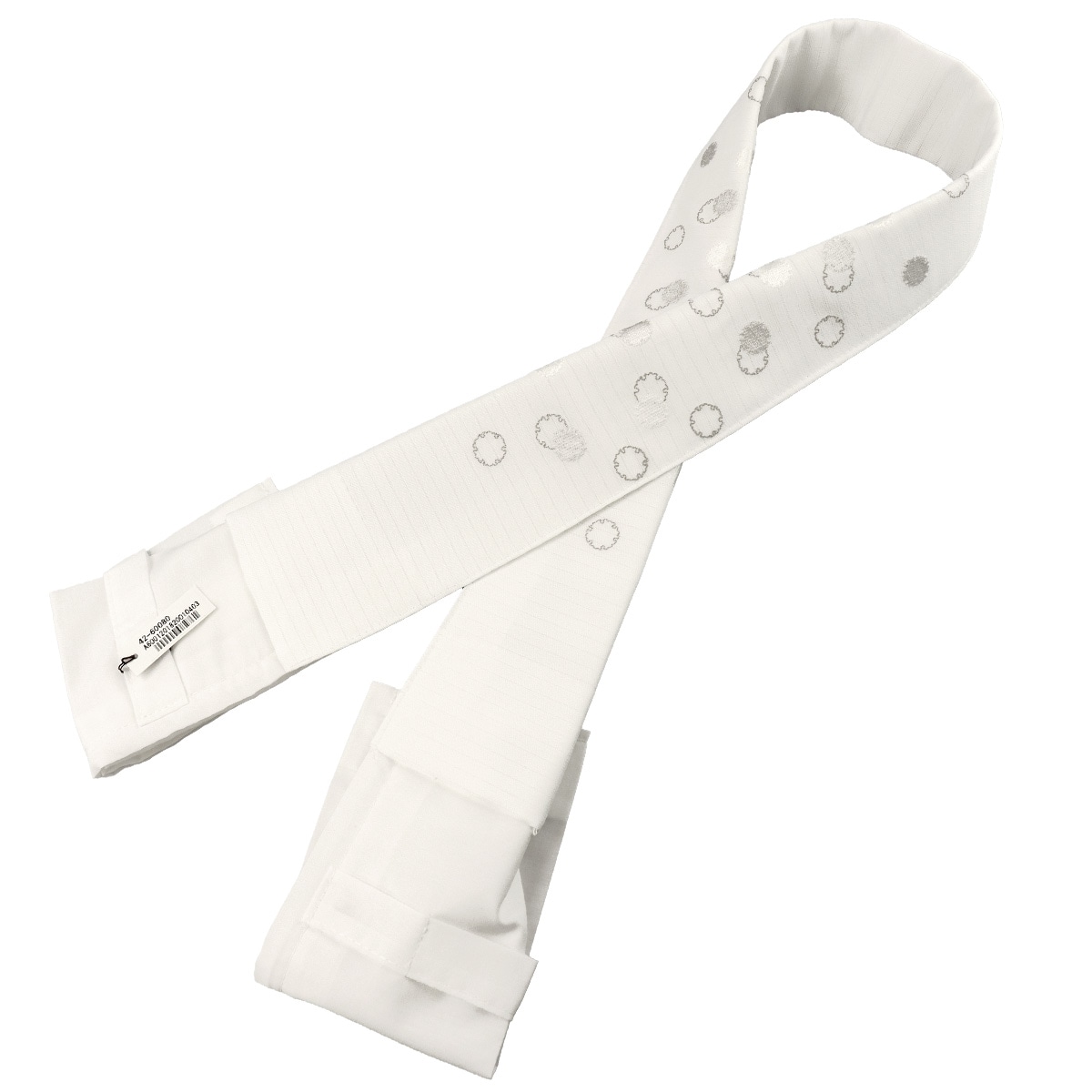 衿秀 公式 き楽っく 替え衿 替衿 かええり 夏 絽 刺繍 雪輪 白 グレー