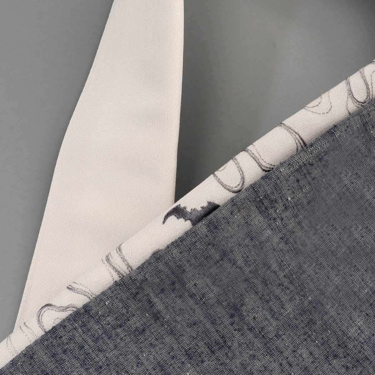 衿秀 公式 き楽っく 替え衿 替衿 かええり 刺繍 蝙蝠 コウモリ 