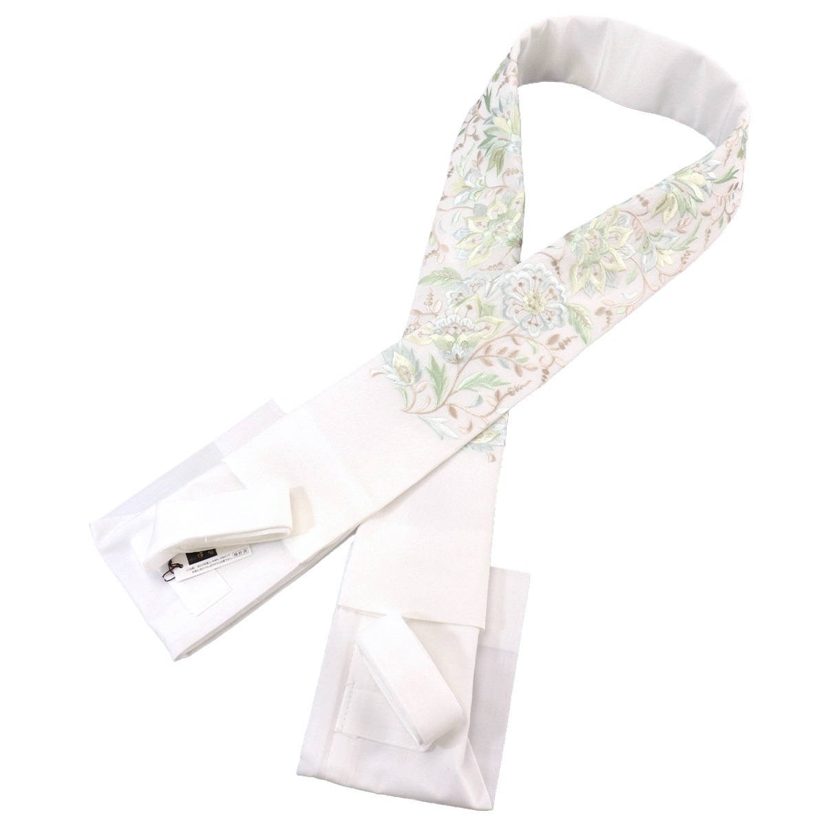 【よっち激安】百華園のアイボリー半身刺繍着物　830 衿秀肌着Ｌ よっち激安】百華園のアイボリー半身刺繍着物 830 衿秀肌着L