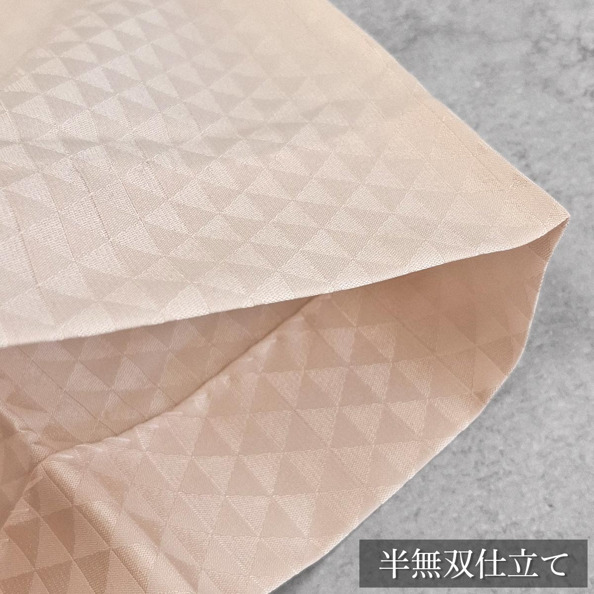 衿秀 公式 き楽っく 替え袖 日本製 千花 1尺5寸 57cm 灰桜 うろこ