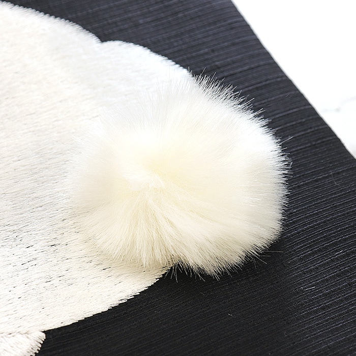 衿秀 公式 帯 うさぎ ウサギ 兎 しっぽ 黒色 名古屋帯 おび 九寸