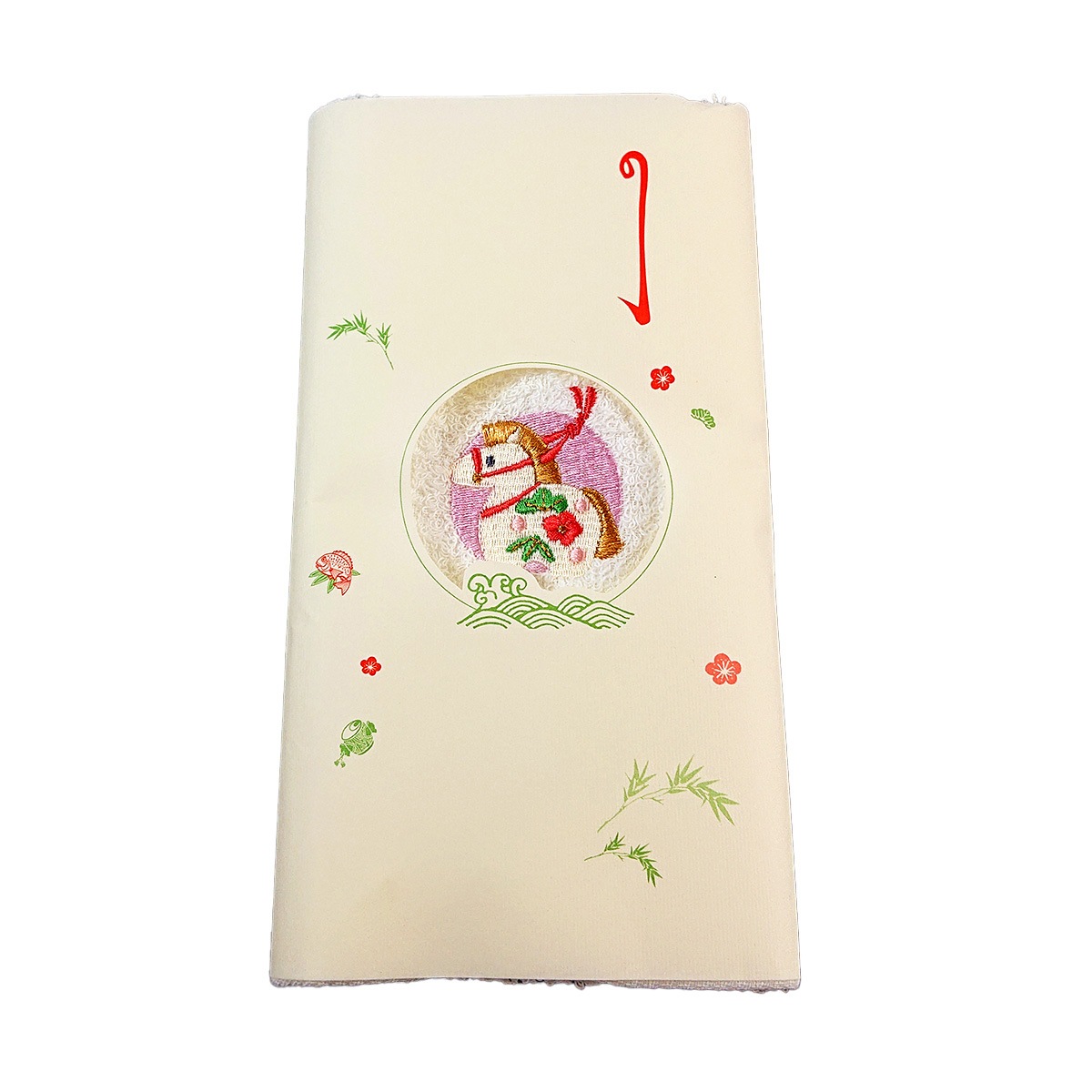 衿秀 公式 干支 タオル 午年 うま 2026年 令和8年 丙午 ひのえうま