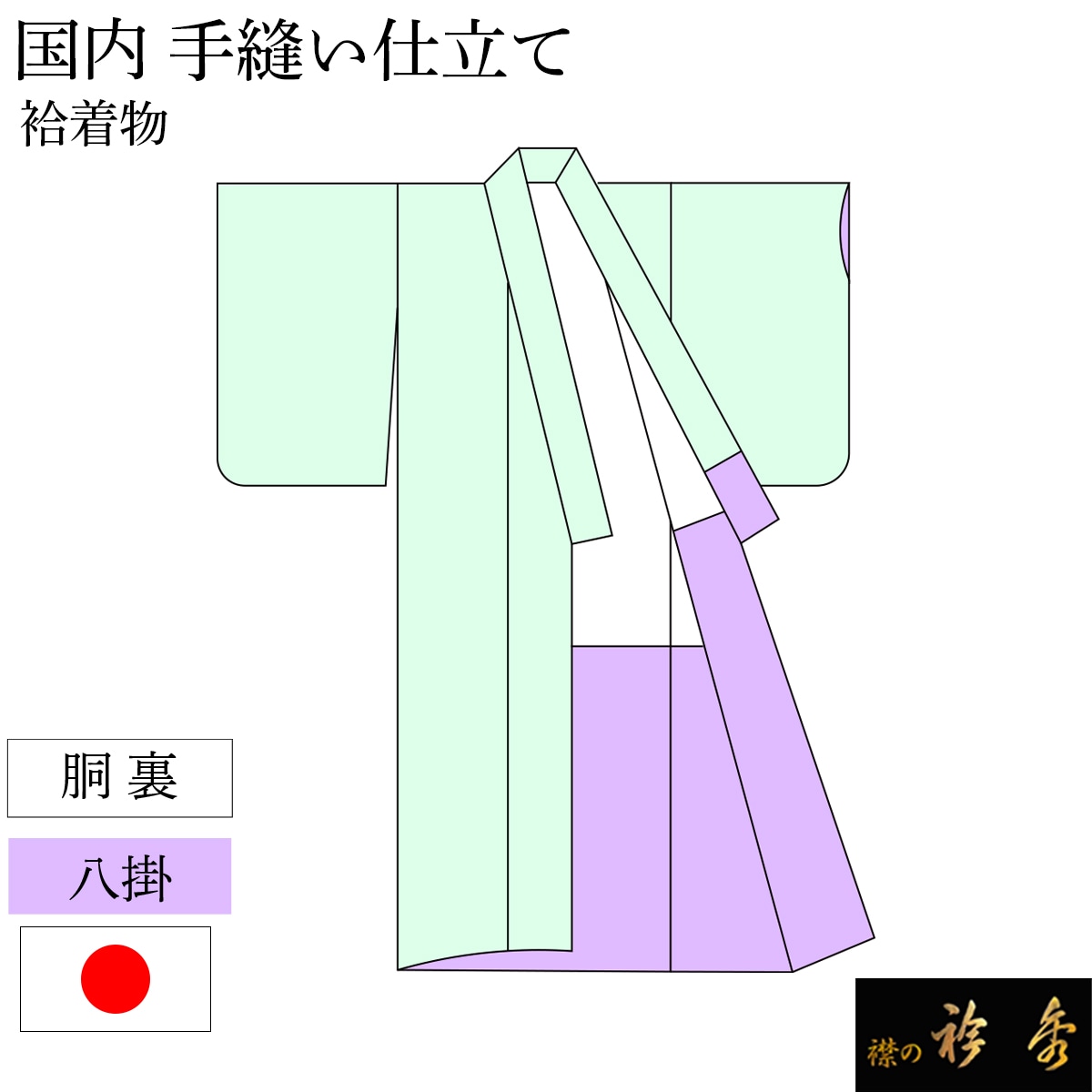 136 小紋絞り 袷 仕付け糸付き 新品 仕立て上り品 美品 江戸小紋 着物 正絹 袷 留紺色 角通し 丹後ちりめん 手縫い仕立て 未