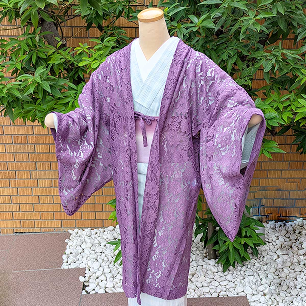 衿秀 公式 羽織り レース ちりよけ はおり 塵除け 単衣 おしゃれ