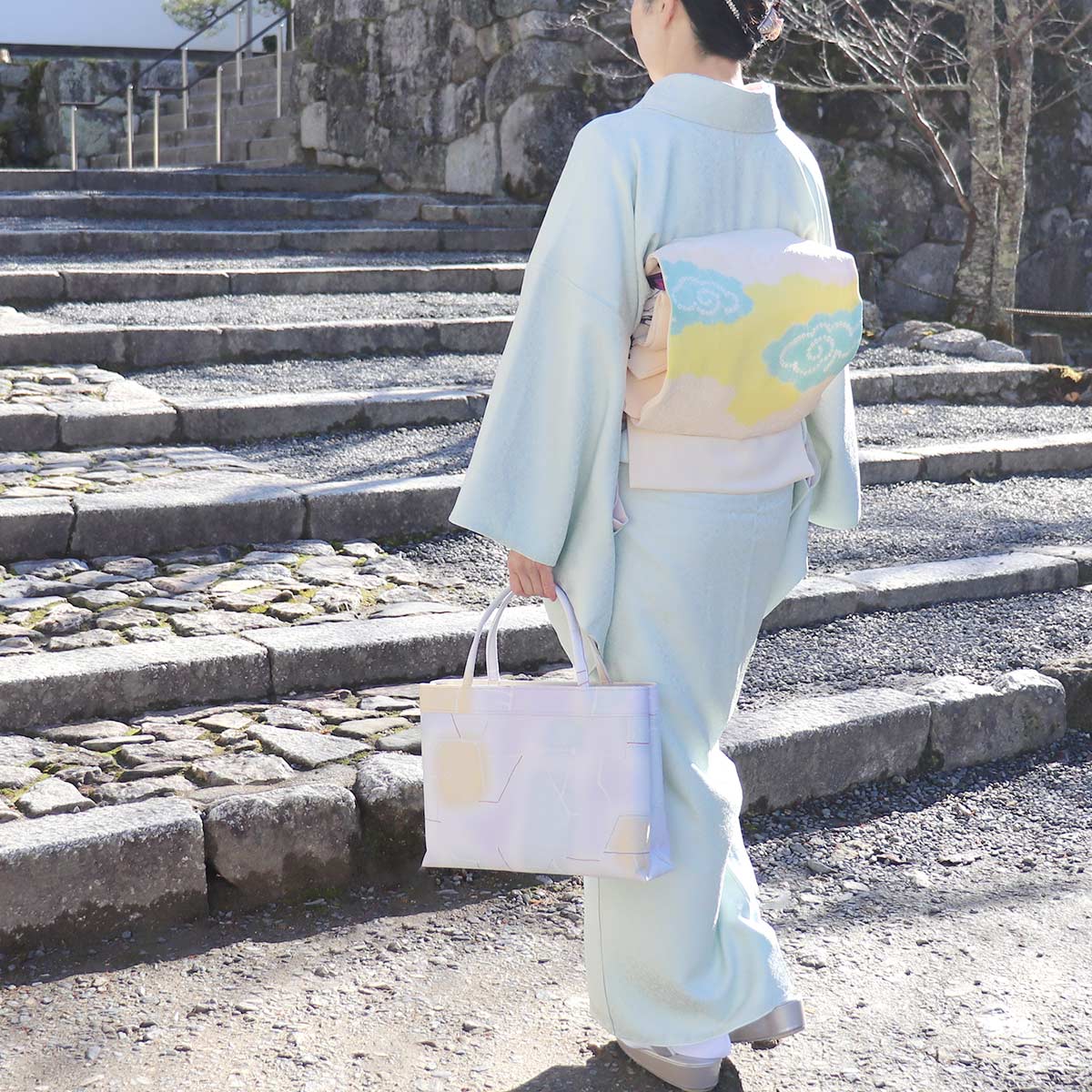 衿秀 公式 バッグ トート A4型 日本製 テキスタイル 着物 ばっぐ bag