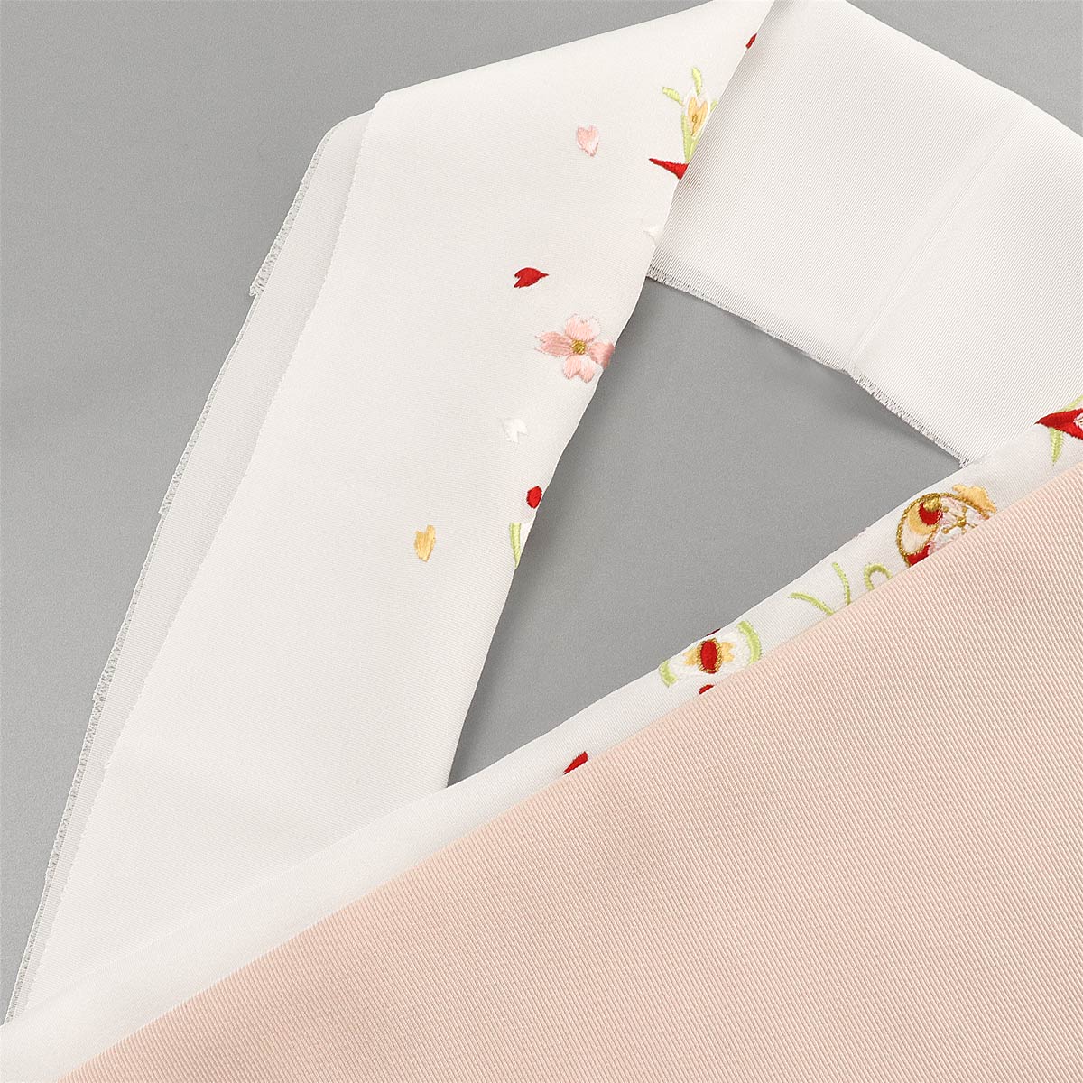 衿秀 公式 七五三 七歳 半衿 宝尽くし はんえり 刺繍 子供 子ども