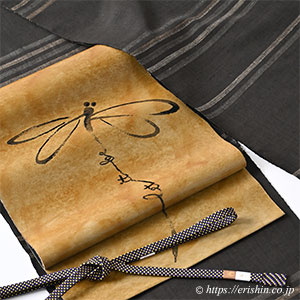 Instagram「旬のお勧めコーディネート（Let it be　与那国蚕の士乎路紬に誉田屋源兵衛の蜻蛉）」