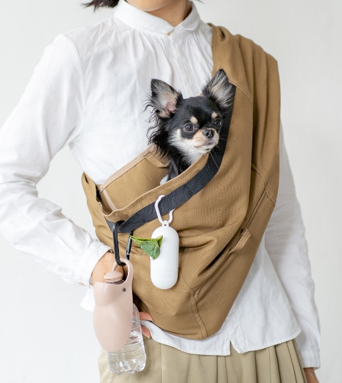 1-4kg対応の犬用抱っこ紐(小型犬)ファーシル・コヨーテ｜日本で唯一の 