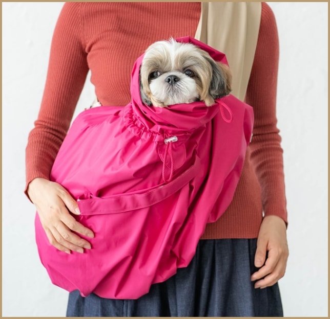 1-15kg対応の犬用抱っこ紐(小型犬・中型犬)サンドベージュ｜日本で唯一 