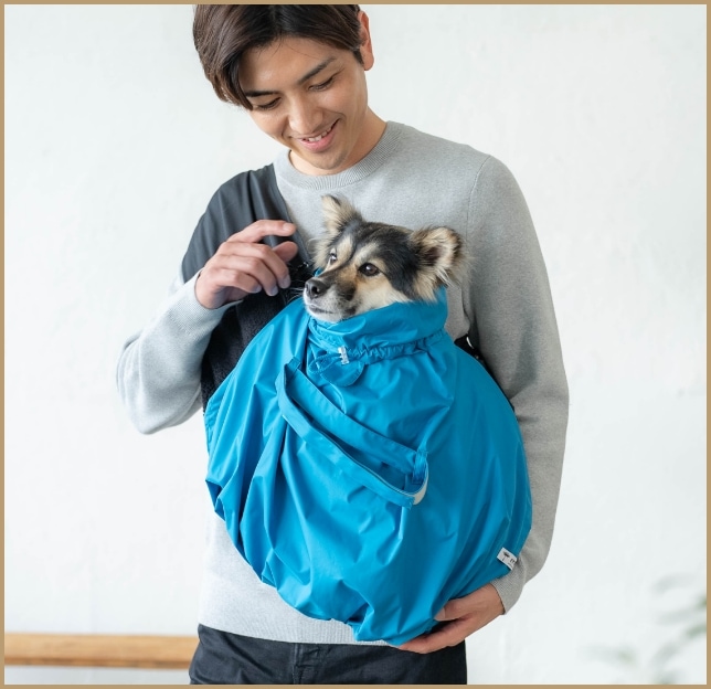 予約中！】 ☆ervaメッシュドッグスリング シンプル ネイビーM☆ 犬