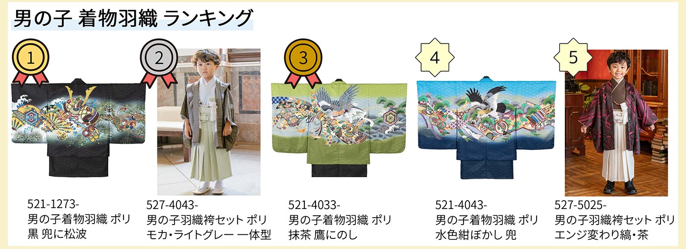 2511男の子着物羽織ランキング