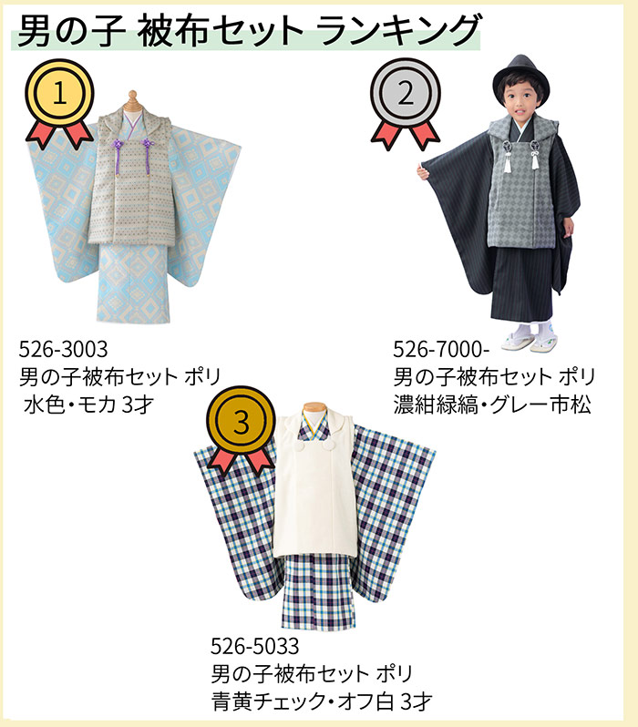 2511男の子被布セットランキング