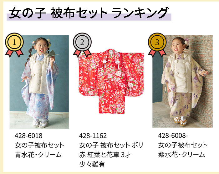 2602女の子被布セットランキング
