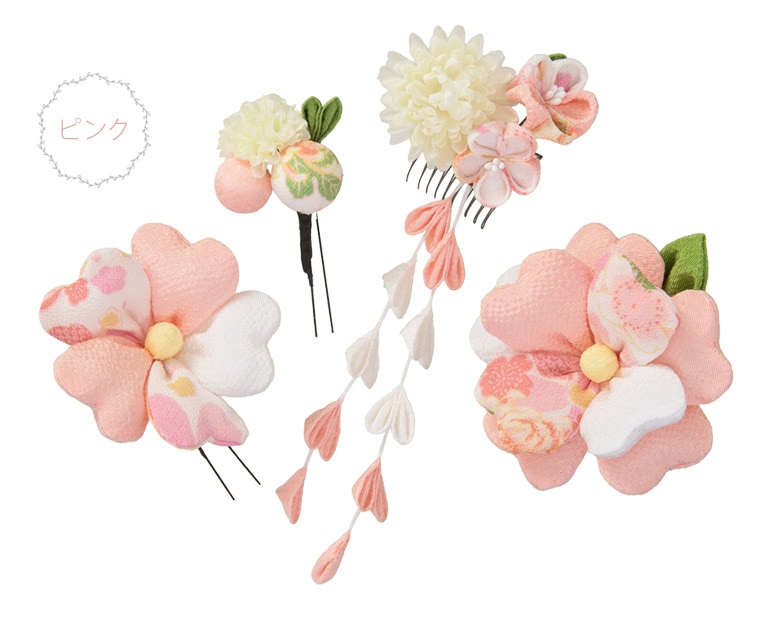 髪飾りセット ふわふわ桜 | 髪飾り,大きめ髪飾り | 衣裳・和装小物の