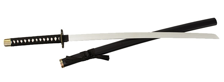 ジュニア刀 黒 木製 長さ100cm 中国製 | 撮影小物・ディスプレイ,刀剣