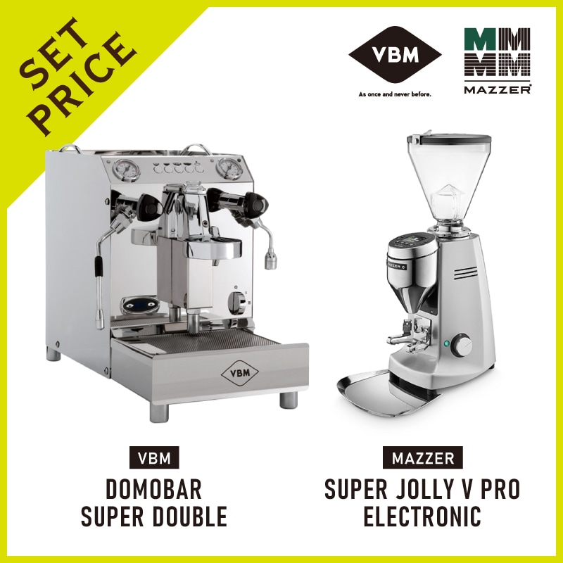 マシンセット VBM & MAZZER DOMOBAR SUPER DOUBLE + SUPER JOLLY V PRO ELECTRONIC