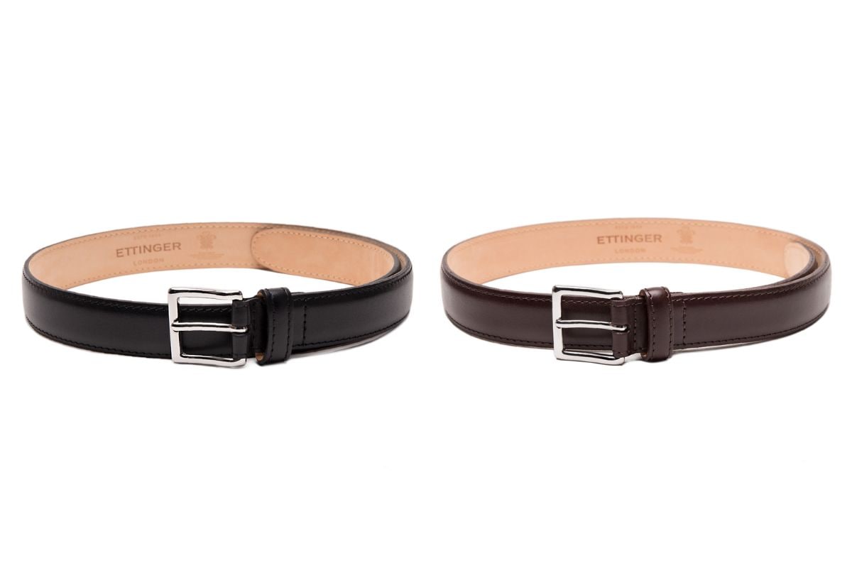 3cm Belt Smooth Leather