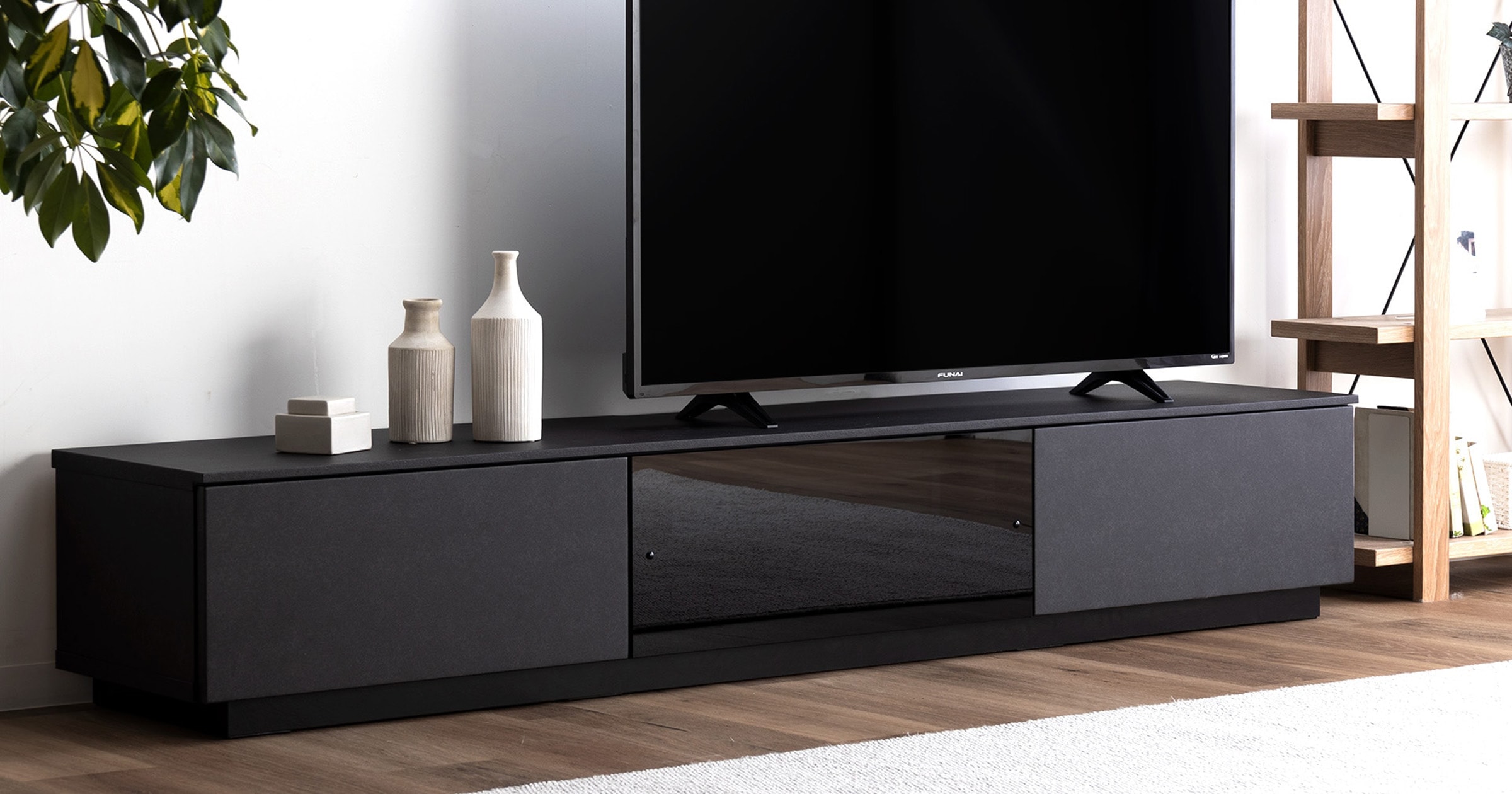 テレビ台 おしゃれ ローボード 80cm〜240cm｜大画面TV対応・セラミック