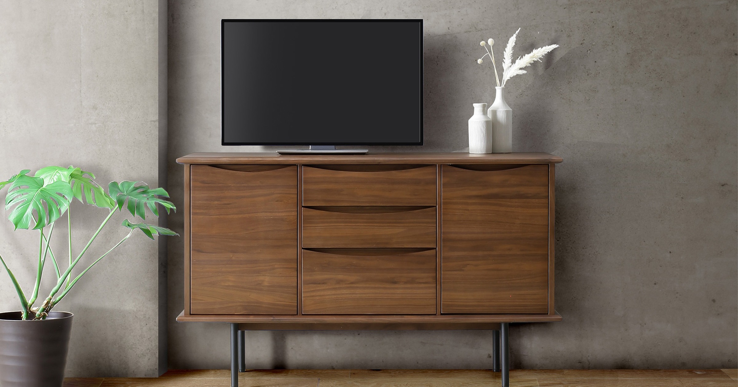 タイルテーブル サイドテーブル テレビ台 テレビボード タイル テレビボード「アテラ」ホワイトオーク材 NA（ナチュラル）色 全3