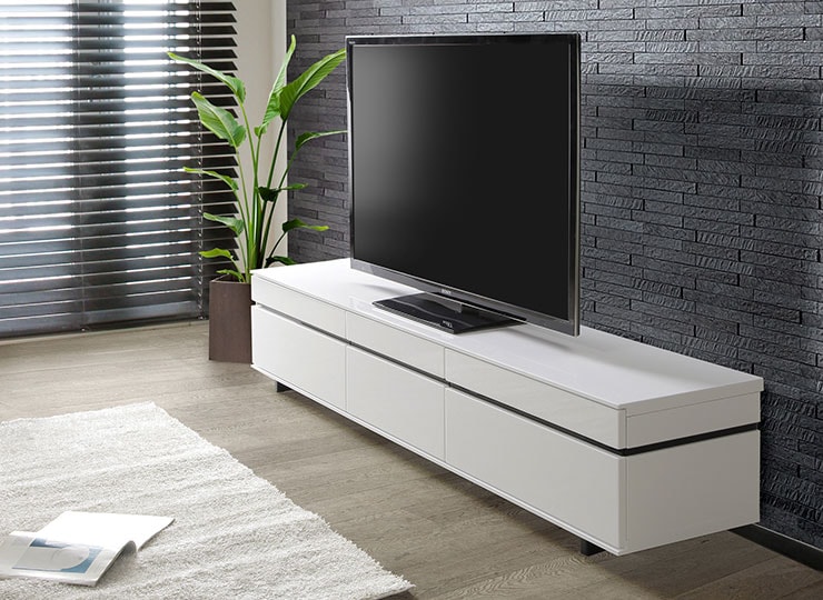 テレビ台 テレビボード ホワイト 収納付き 210 TVB｜家具の通販tac