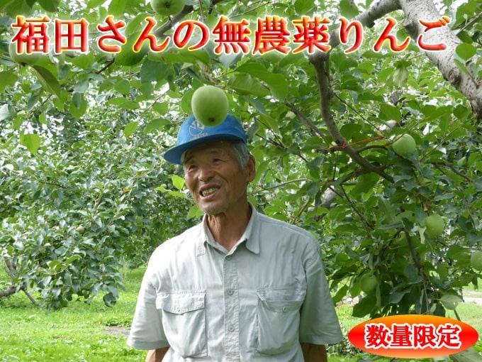 無農薬りんごの生産者福田さん