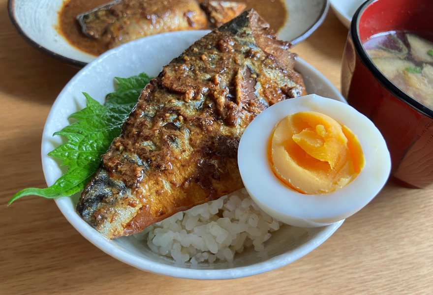 ぬかみそだきさばのっけごはん