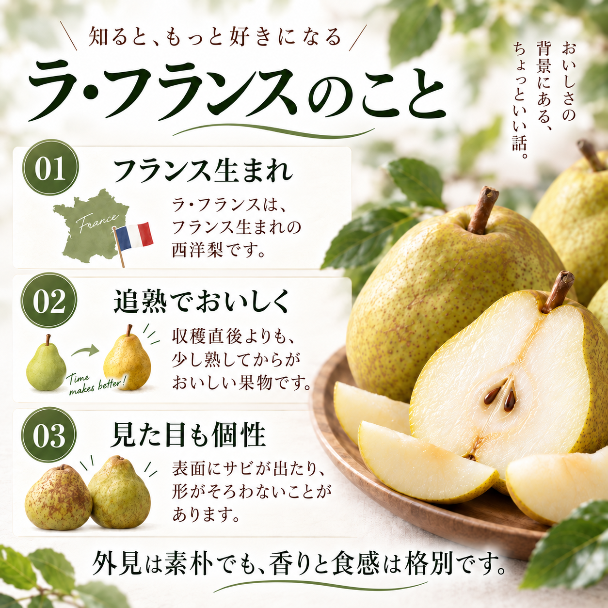 ラ・フランスについて