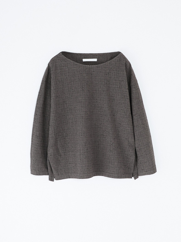トップス evam eva / cotton linen check pullover evam eva｜cotton linen check pullover｜すべての商品