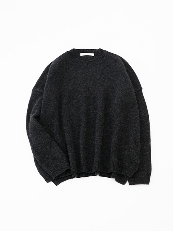 evam eva ウールフォックスプルオーバー evameva (エヴァムエヴァ) wool fox pullover / ウールフォックスプル