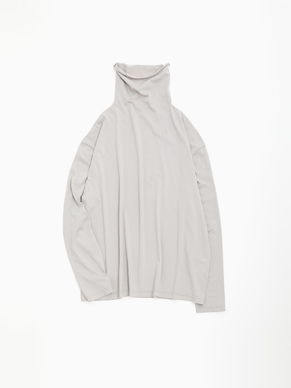 evameva cotton turtleneck 定価22,000円 evam eva Cotton Cashmere Turtleneck GRAY エヴァムエヴァ