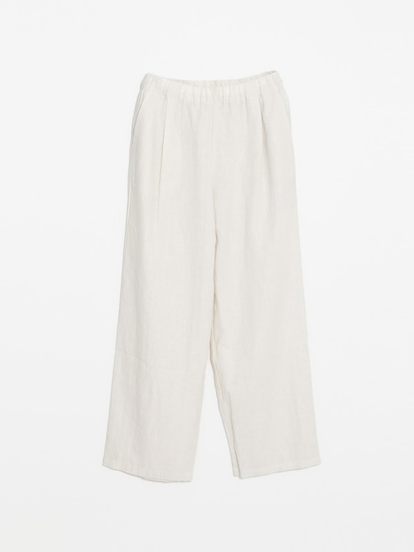 evam eva｜water linen tunic｜ladies',tops