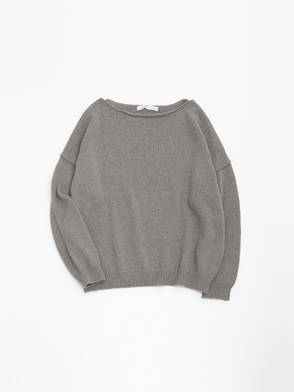 evam eva｜wool lily boat neck pullover｜ladies',tops