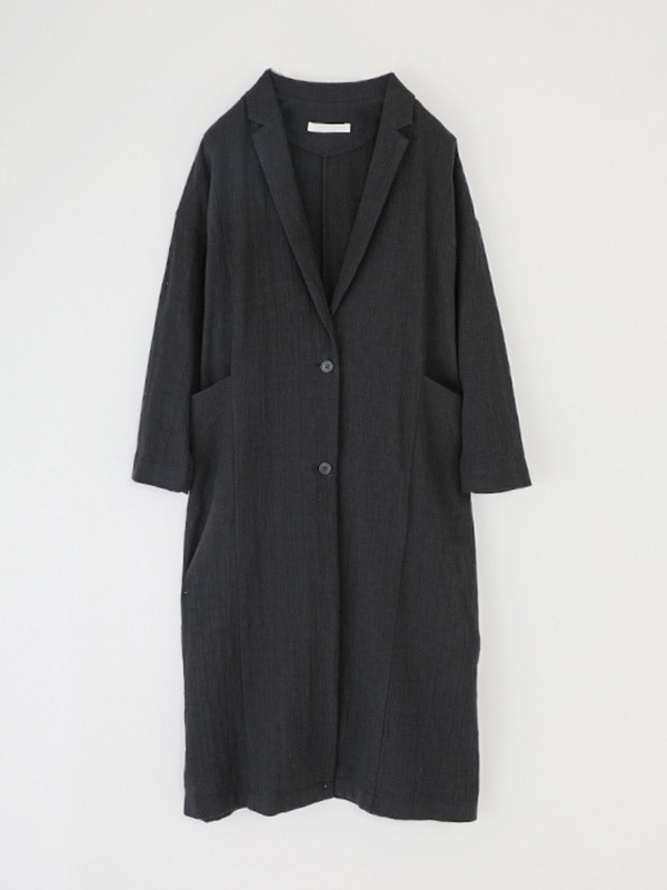 evam eva｜linen cotton long jacket｜ladies',outer