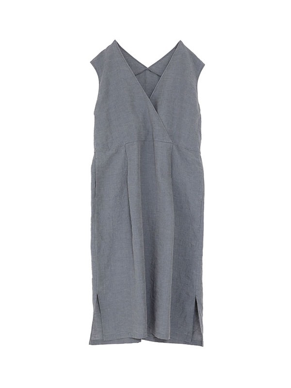 evam eva｜linen sleeveless one-piece｜ladies',one-piece
