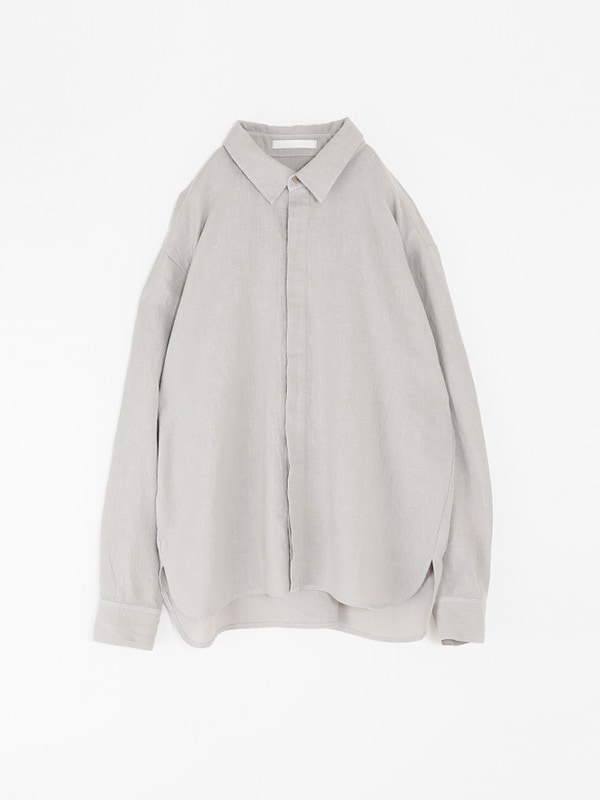 evam eva｜water linen shirt [men's]｜men's