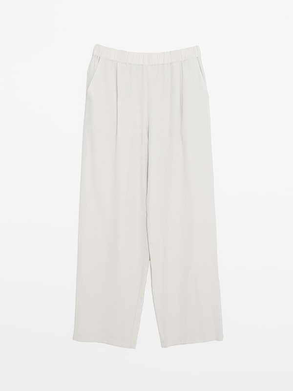 evam eva｜cotton wide pants｜ladies',bottoms