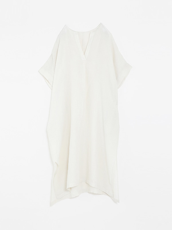evam eva｜linen poncho ｜ladies',one-piece