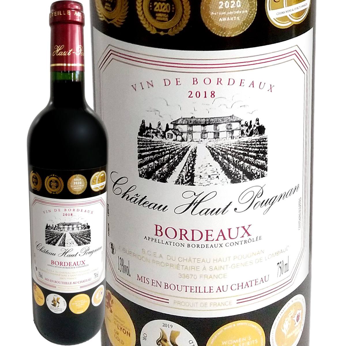 シャトー・オー・プーニャン 2018 | 産地別に探す,フランス,ボルドー