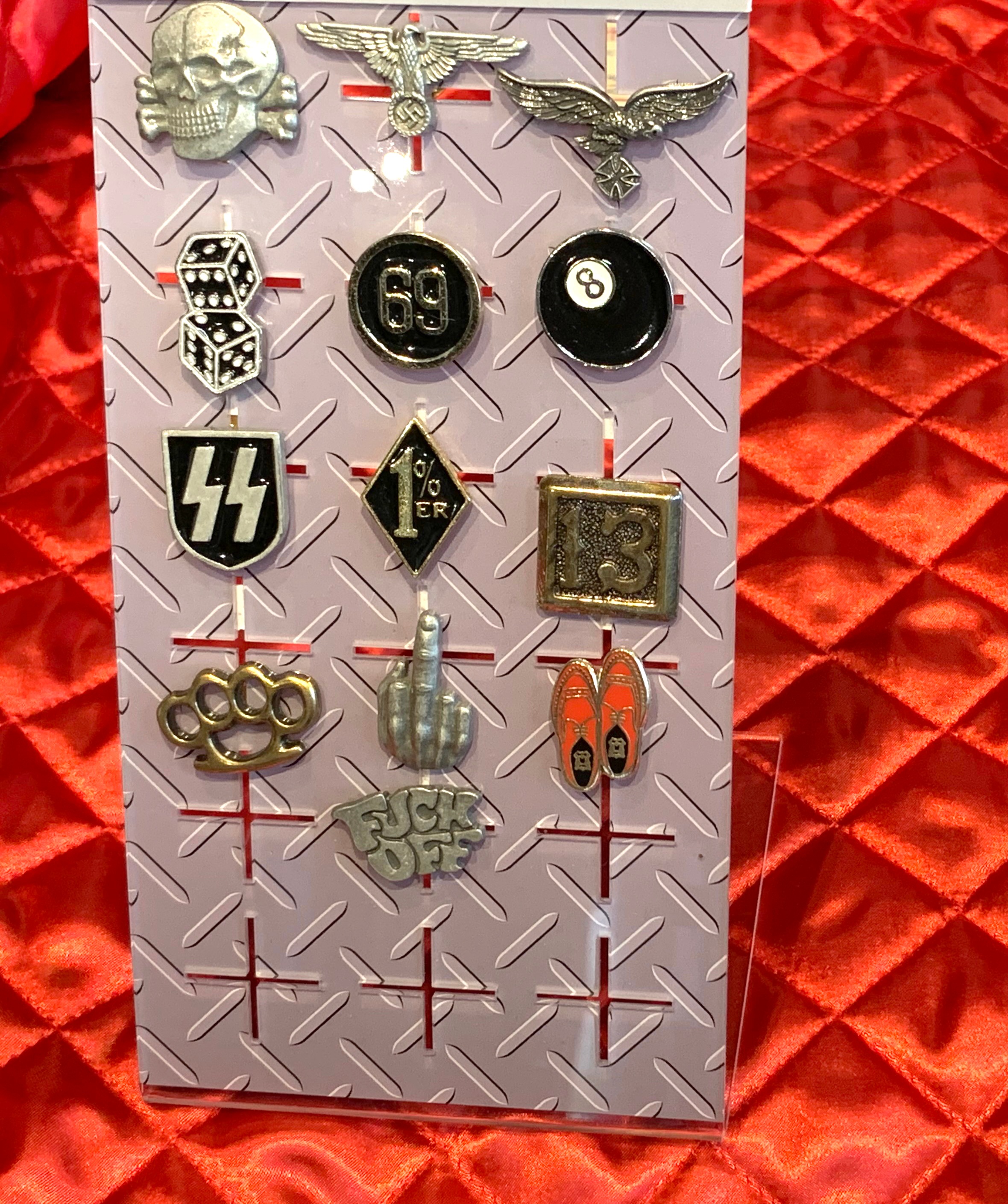 666 ORIGINAL】バイカーピンバッジ（PINS）が再入荷しました！！