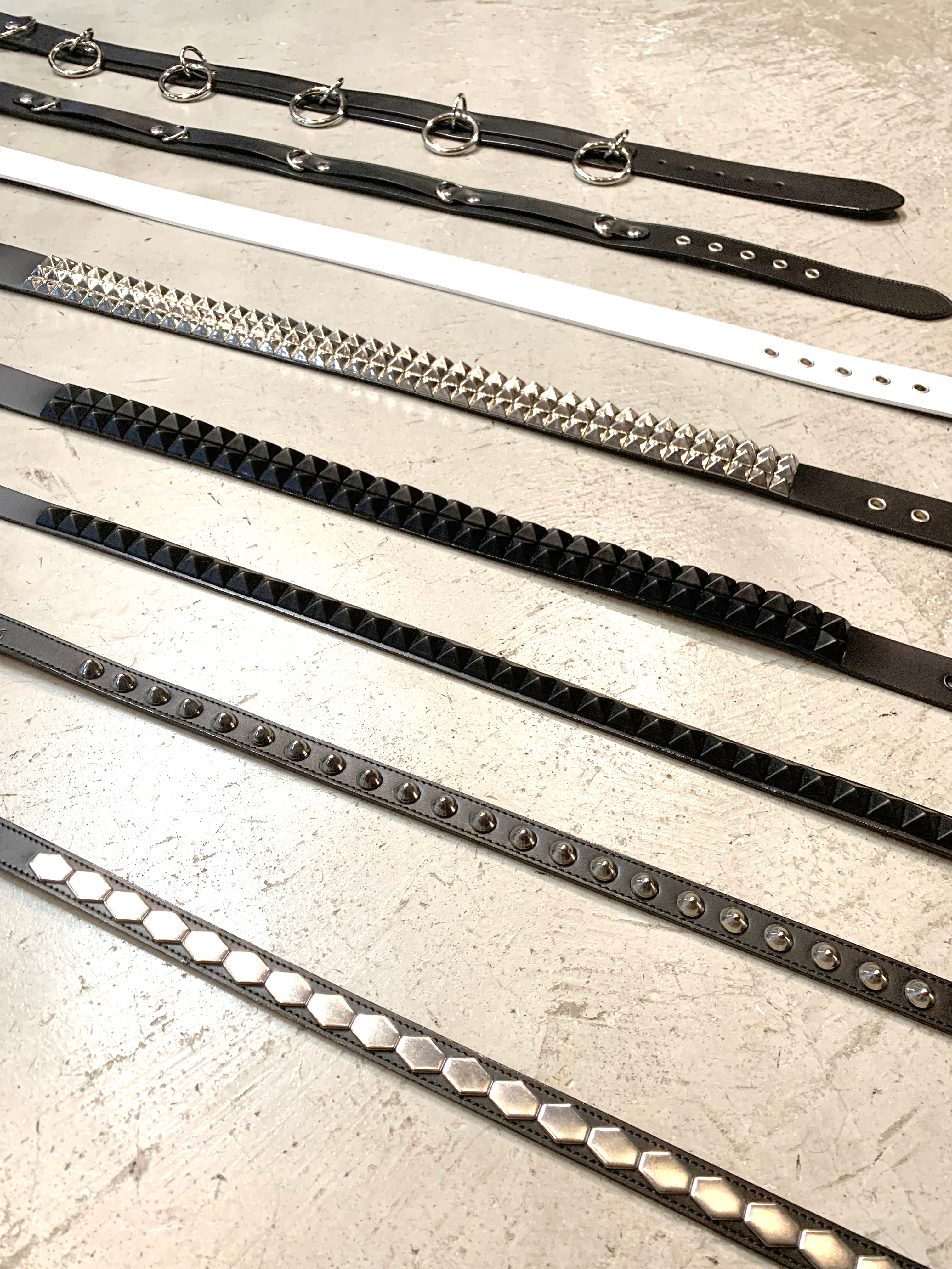 666 STUDDED GEAR】 スタッズベルト各種が再入荷しました！！
