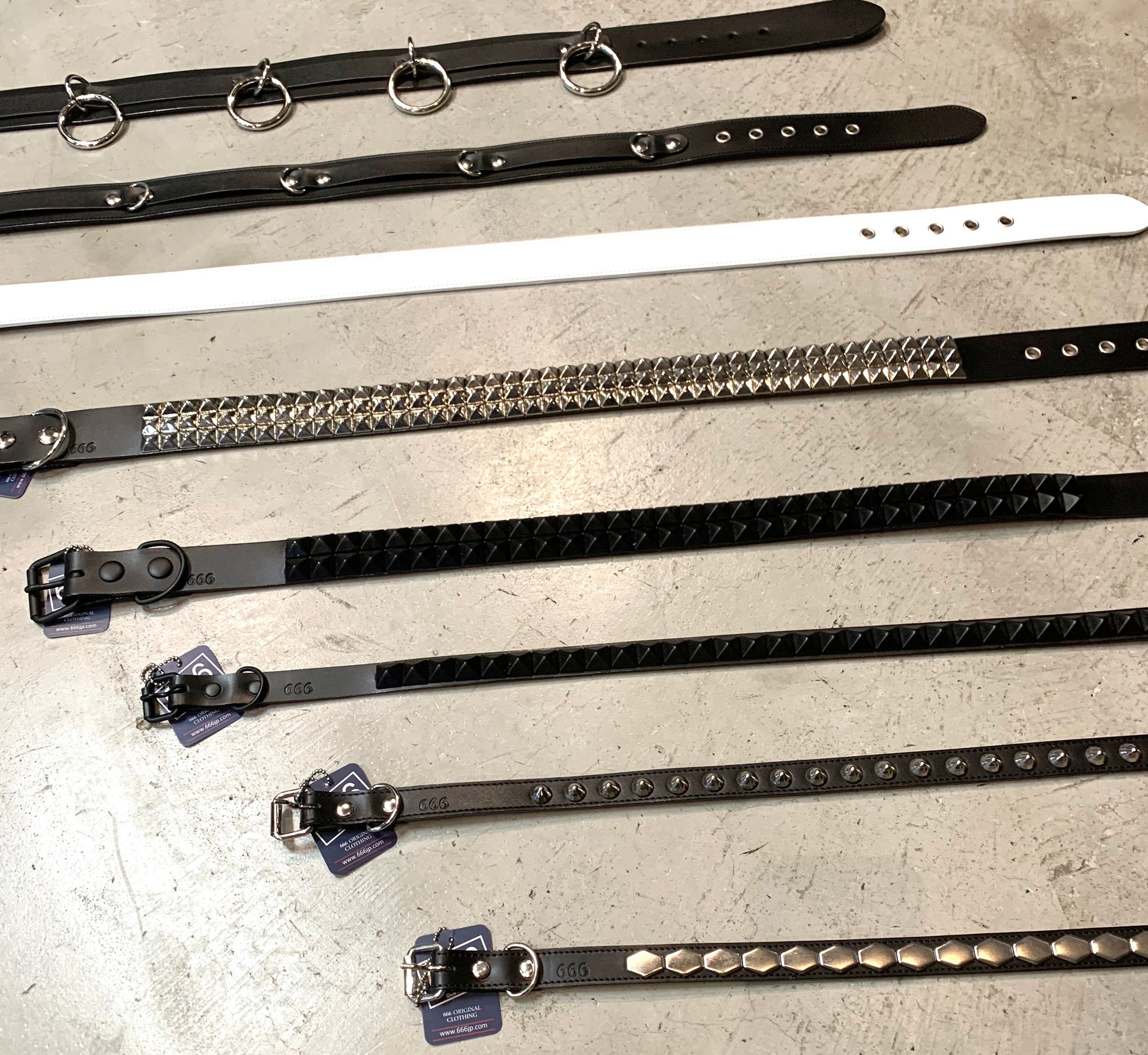 666 STUDDED GEAR】 スタッズベルト各種が再入荷しました！！