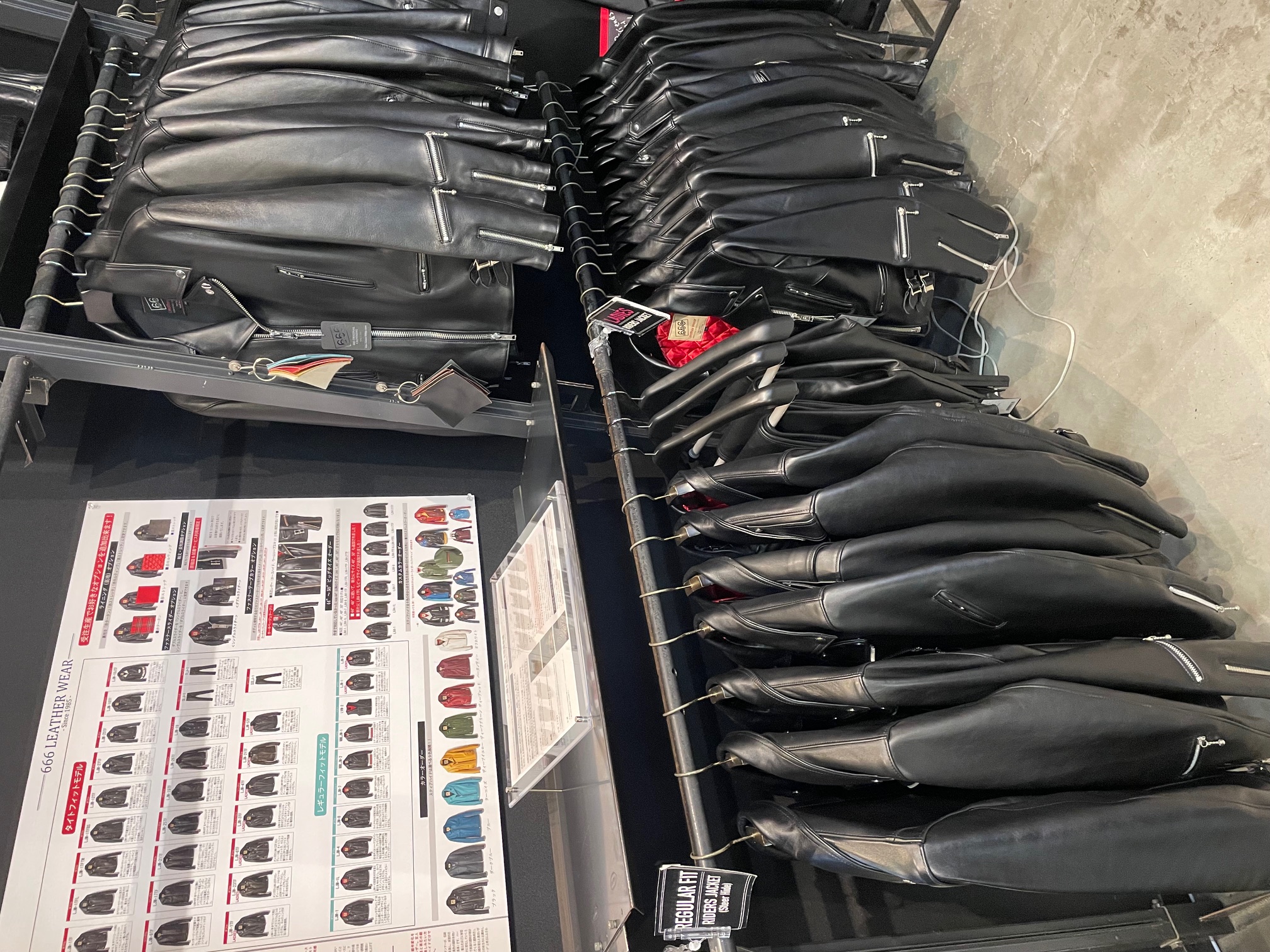 666 LEATHER WEAR】ライダースジャケット オーダー品の最新納期