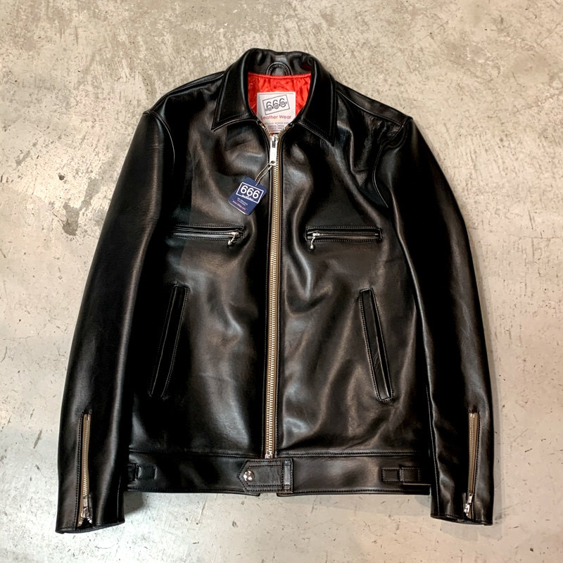 NEW!!!【666 LEATHER WEAR / 特別入荷！！】オプション入り特別仕様ライダースジャケットが入荷しました！！