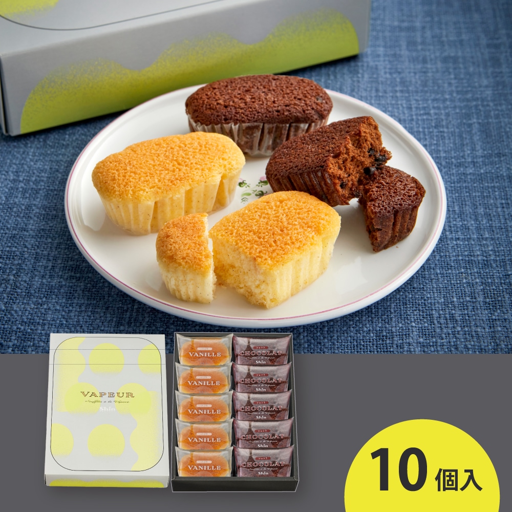 ヴァプールスフレ｜湯煎焼き製法のスフレカップケーキ【神戸スイーツ