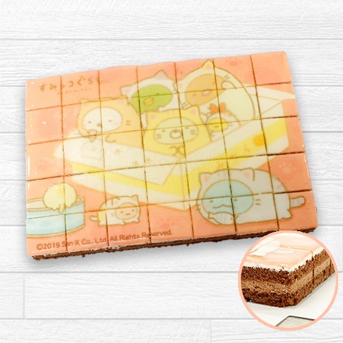 シート35チョコ「すみっコぐらしのねこびより」-ケーキマニア